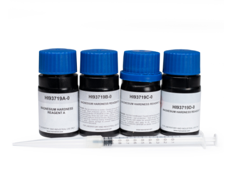 Magnesium and Total Hardness Reagents, 100 Tests, Hanna Instruments, HI93719-01