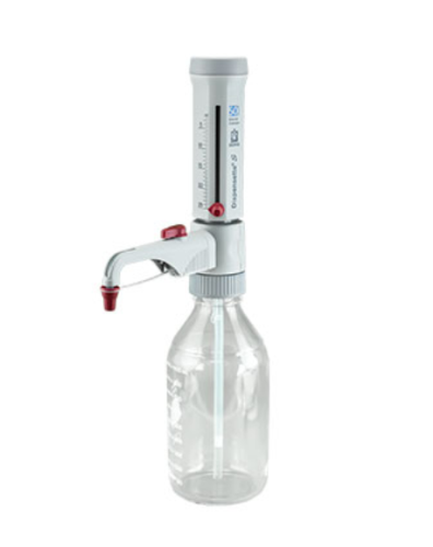 Dispensette S Bottle Top Dispenser, Analog-adjustable, with Valve, 2.5 - 25 mL