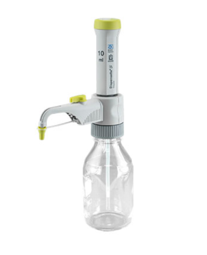 Dispensette S Organic, Fixed-Volume, 10 mL, Recirculation Valve, Brandtech, 4630241