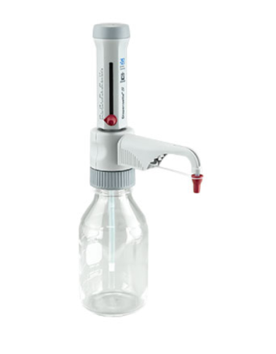Dispensette S, Analog Adjustable-Volume Valve, 0.5-5 mL, with Standard Valve, Brandtech 4600130