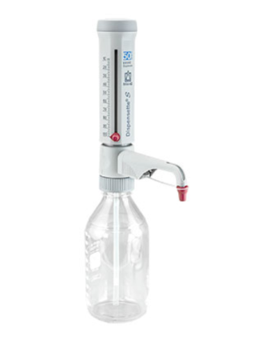 Dispensette S Bottletop Dispenser, 10 to 100 mL, without Recirculation Valve, Brandtech, 4600170
