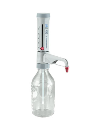 Dispensette S, Analog Adjustable-Volume Valve, 5-50 mL, Standard Valve, Brandtech, 4600160