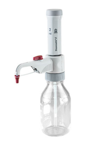 Dispensette S, Fixed-Volume, 2 mL, Recirculation Valve, Brandtech, 4600221