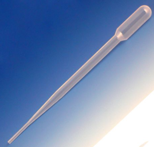 Transfer Pipet, 5.0 mL, General Purpose, Blood Bank, 155 mm, Bulb Draw - 2 mL, 5000/CS (5 PKs of 500 Transfer Pipets), 138050