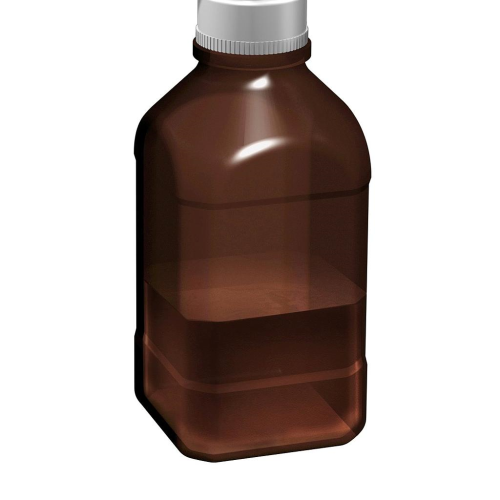 Borosilicate Glass Autoclavable Amber Bottle (45 mm Neck), 1000 mL