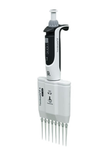 Transferpette S, 8-channel, 0.5 to 10 Microliter, M8 to 10, Brandtech, 705900