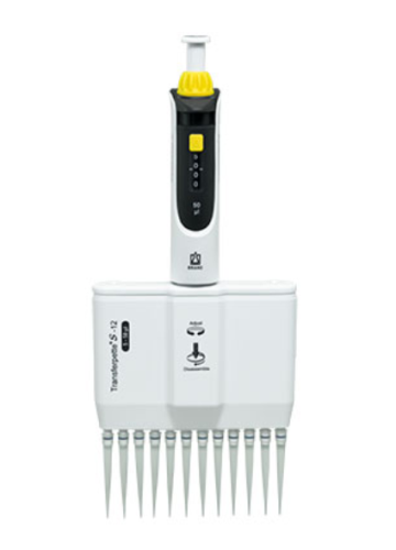Transferpette S, 12-channel, 5 to 50 Microliter, M12 to 50, Brandtech, 705926