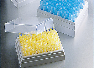 Pipet Tips, Universal, Racked 1-200 microliters 960/CS, Corning, 4864