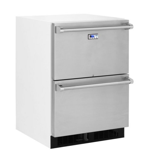 24 in. General Purpose Refrigerated Drawers, 4.7 cu.ft., 115 V / 60 Hz / 15 A, Marvel, MS24RDS4NS
