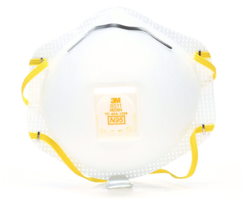 Particulate Respirator, with 3M Cool Flow Exhalation Valve (Package of 10)