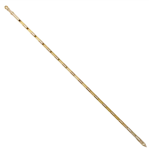 Brass Barge (Sample) Probe, 8 ft., Open Handle with 16 Openings, 815-OH