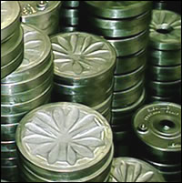 Pulverizer Plate for 91-6505 Series 8 in. Disc/Plate Style Pulverizer, Alumina Ceramic, Revolving