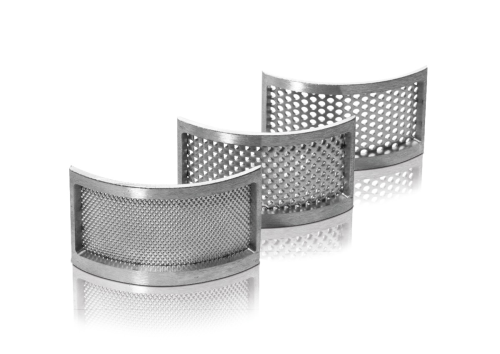 Bottom Sieve, Stainless Steel, Trapezoid Holes, 0.20 mm, for SK100 Mill [REPRESENTATIVE IMAGE]