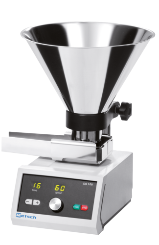 Vibratory Feeder for Rotating Sample Divider, Complete Unit, Model DR 100/40 (with 40 mm Chute), 110-120 V/1 PH/60 Hz
