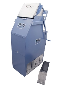 Quad Sample Splitter, Gilson Model SP-6 Quadri-Splitter, with 1.6 cu.ft. Total Sample Capacity
