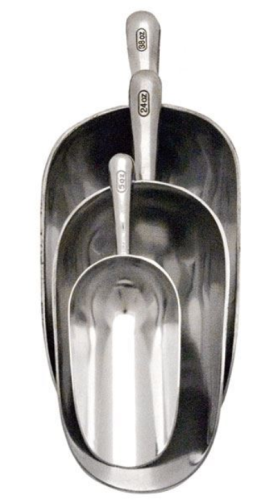 58 oz Aluminum Scoop, Gilson, TSA-189 (Representative Image-One Scoop Only)