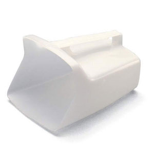 Scoop, 64 oz., White Polyethylene, Rubbermaid 2885