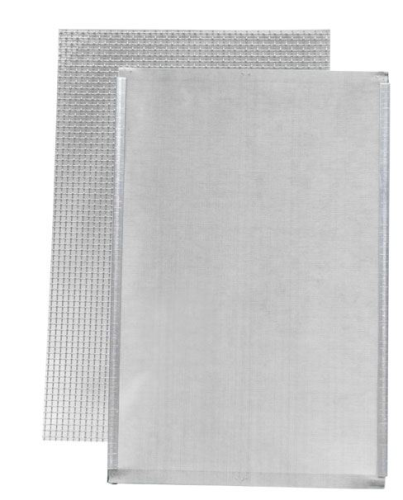 Replacement Test Screen Tray Cloth, Stainless Steel, 1/8 in. Openings, Gilson Company, TSA-126A 1/8