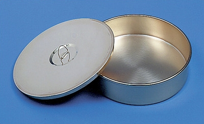 8 in. Bottom Pan, with Skirt, Full Height, Stainless