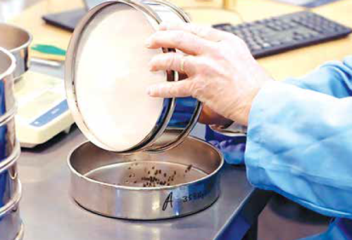 Pan, Bottom for 12 in. Sieves  Stainless Steel, Half-Height, 8533