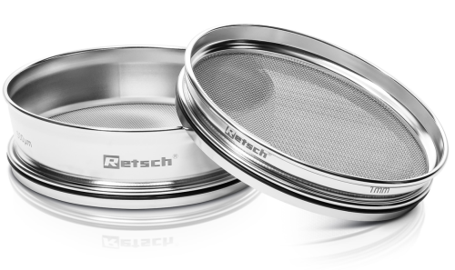 Retsch Sieve, Stainless Steel Frame and Gauze, 400 mm diameter x 65 mm height, 2.36 mm Openings, Verder Scientific, 60166002360