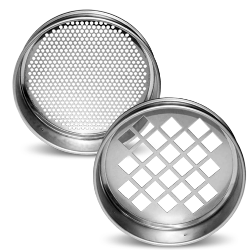 Retsch Sieve, Stainless Steel, 400 mm Diameter x 65 mm Height, 6.30 mm Square Holes, Verder Scientific, 60.154.006300