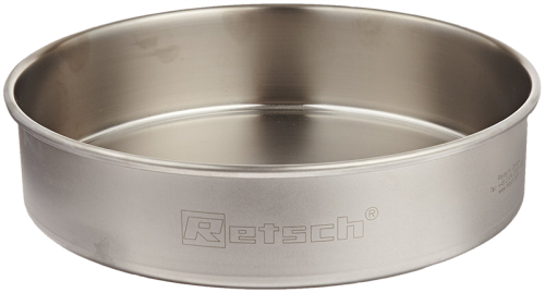 Collecting Pan for Test Sieves, Stainless Steel, 305 mm Diameter x 40 mm Height, Verder Scientific, 60010000305