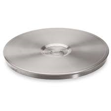 8 in. Diameter Top Cover Only, Stainless Material, for use with Fine and Coarse Series Sieves