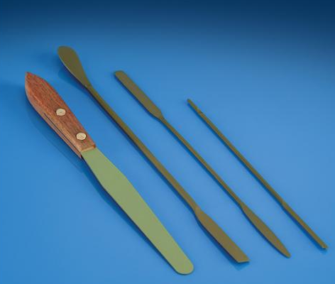 Spatula, Flexible, Teflon Coated, 4 in. Blade Length, 7-3/4 in. Total length. [REPRESENTATIVE IMAGE]