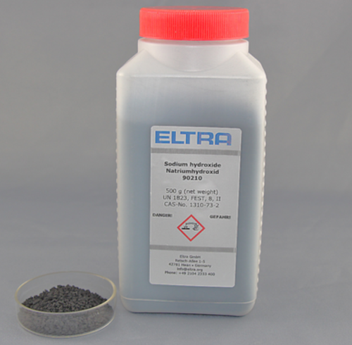Eltra Sodium Hydroxide, 500 g Bottle, Verder Scientific, 90210