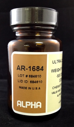 Coal Standard, Ultra-Low Sulfur, 0.101% Sulfur Content, Certificate of Analysis Provided with Each Sample (Values Are in a Range Similar to this Result and Will Vary Based on Current Lot Available)