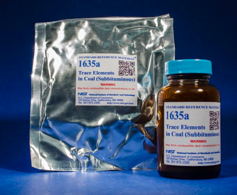 Trace Elements in Coal, Subbituminous, 50 g. NIST, 1635A