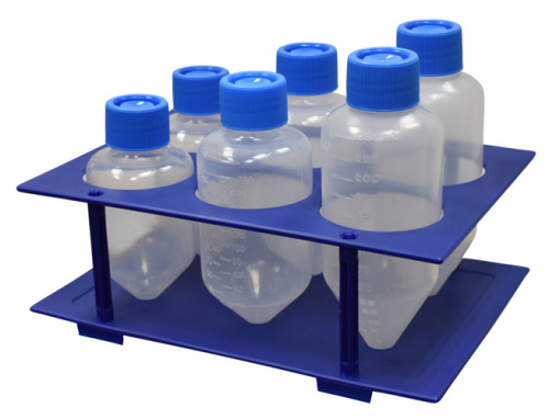 Rack for 175, 225, and 250 mL Centrifuge Tubes, 6 Tubes/Rack, 5/PK, MTC Bio, R1900