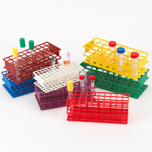 Wireless Tube Rack, 16 mm, Full Size: 72-Place, Nylon, White