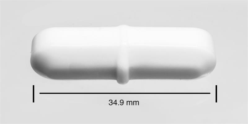 Octagon Spinbar Magnetic Stirring Bars, (1-3/8 x 3/8 in.), PTFE, with Molded-On Pivot Ring, Bel Arts Products, F37110-1388