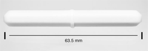 Octagon Spinbar Magnetic Stirring Bars, (2-1/2 x 5/16 in.), PTFE, with Molded-On Pivot Ring, Bel Arts Products, F37110-0212