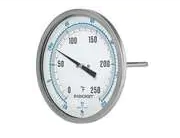 Thermometer, Pocket Dial, 1 in. O.D Head, Range 0 to 250 C, Ideal for Spot Checking Temperature Measurements in Industrial Applications, 2292-4210370