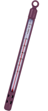 Thermometer, Pocket, Non-Mercurial, 0 to 220 Degree F, in Plastic Case, Total Immersion, 5 1/2 in. L [Representative Image]