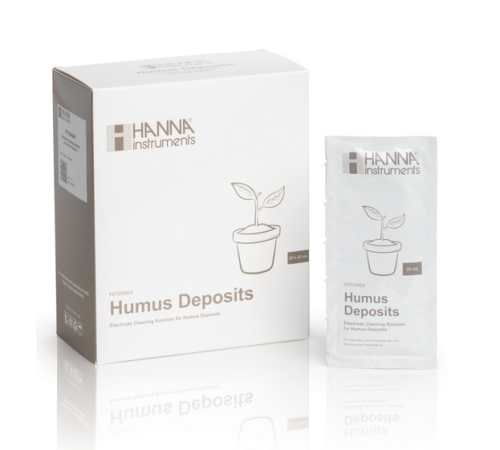 Electrode Cleaning Solution for Humus Deposits, 25 x 20 mL Sachets, Hanna Instruments, HI700664P