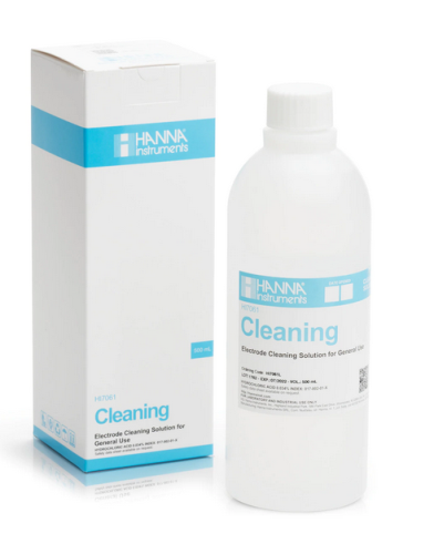 General Purpose pH Electrode Cleaning Solution, 500 mL, Non-Regulated, Hanna Instruments, HI7061L