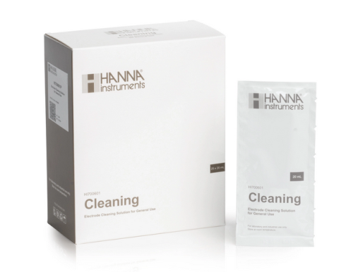 Electrode Cleaning Solution, General Purpose, 25 x 20 mL Sachets, Hanna Instruments HI700601P