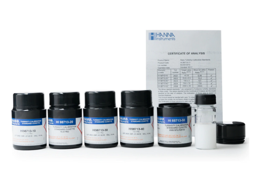Turbidity Calibration Set for HI 88713, Hanna Instruments, HI88713-11