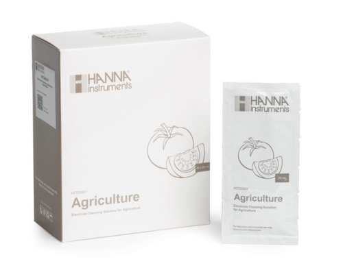 General Purpose Cleaning Solution for Agriculture, 25 x 20 mL Sachets, Hanna Instruments, HI700661P