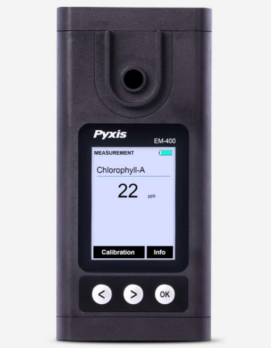Algae Handheld Fluorometer for Chlorophyll-A, Pyxix Lab, EM-400