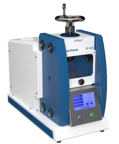 SamplePrep XP-400 X-Press® Hydraulic Laboratory Pellet Press, 35-Ton, 115 V, (XRF Prep), Cole-Parmer, EW-04577-46