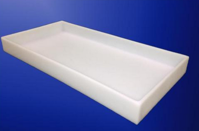 Tray, Standard Containment, Polyethylene, Natural, 17 x 16 x 2 in., Scientific Plastics, T521716-201
