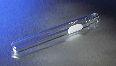 Culture Tubes, Pyrex, Disposable, Threaded, without  Caps, with Marking Spot, 20 x 125, 500/CS, Corning, 99447-20
