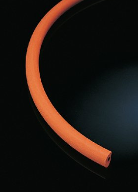 Rubber Tubing, Red, Pure Gum, 3/16 in. ID x 3/16 in. Wall (Package of 10 FT.)