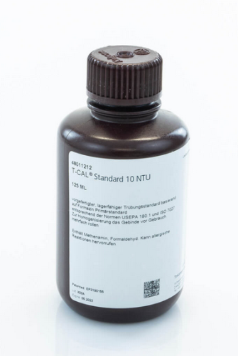 T-CAL Turbidity Standard, 10 NTU, 125 mL Amber Poly Bottle, Lovibond, 48011212
