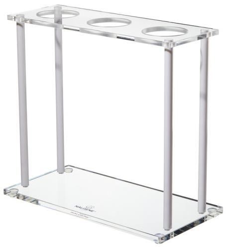 Nalgene Imhoff Cone Rack, Acrylic, Holds 3 Imhoff Cones, 1001-0010